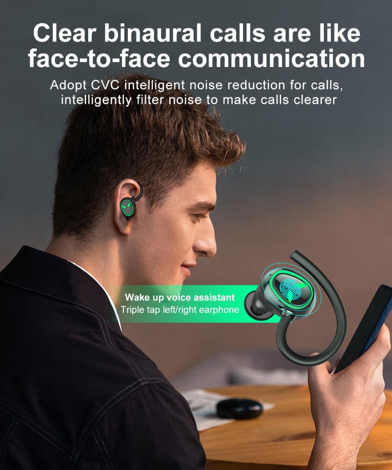 맞춤형 스포츠 블루투스 이어폰, 귀걸이형 스마트 방수  - Sports Earphone Hook 리뷰 및 가격